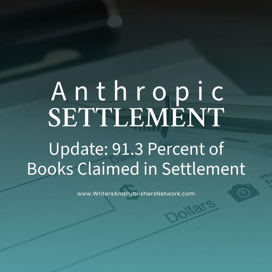 Anthropic Settlement Update: 91.3 Percent of Books Claimed in Settlement