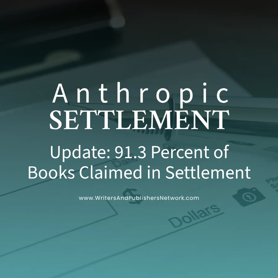 Anthropic Settlement Update: 91.3 Percent of Books Claimed in Settlement